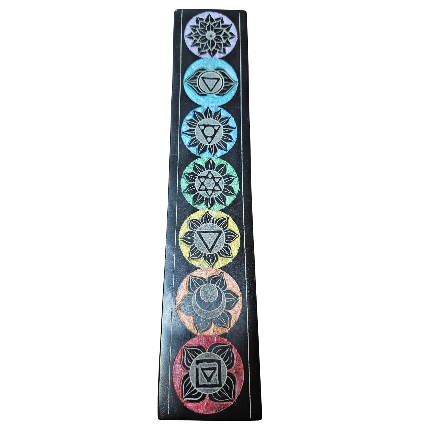 7 Chakra Soapstone Incense Burner JL953